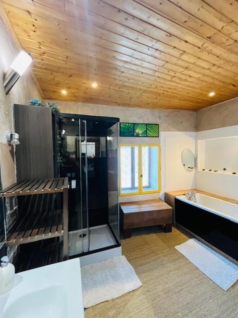 Maison De Village, Jacuzzi, Salle Cinema Valencin 외부 사진
